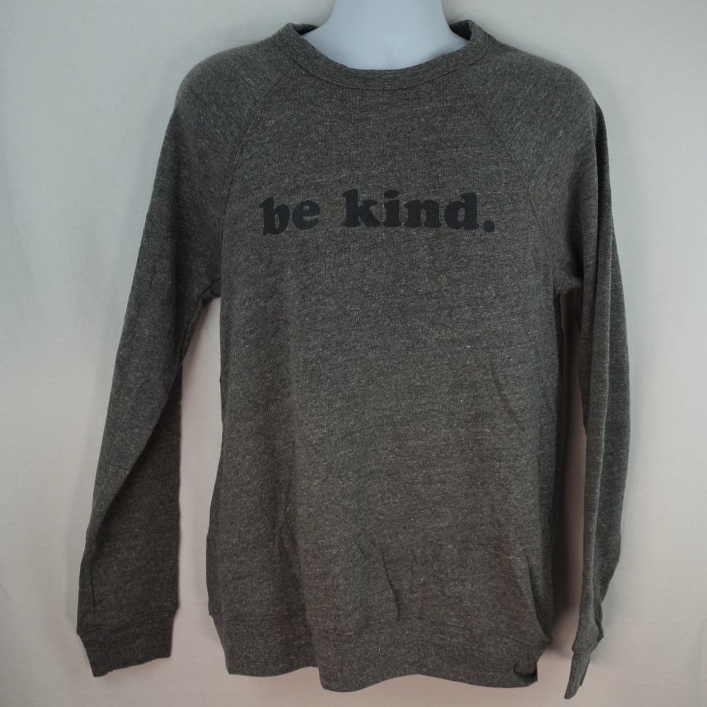 The Home T Crew Gray Crew Neck Sweatshirt Size M